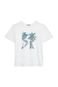 Camiseta Malha Silk R Palm Reversa Branco - Marca Reversa