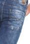 Calça Jeans Rock&Soda Slim Destroyed Azul - Marca Rock&Soda