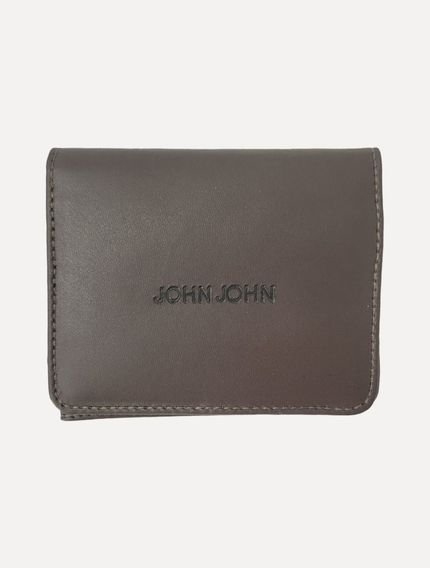 Carteira John John Masculina Couro Roger Brown Marrom - Marca John John