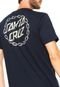 Camiseta Santa Cruz Logo Azul-Marinho - Marca Santa Cruz