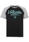 Camiseta Volcom Premium Raglan Preta - Marca Volcom