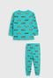 Pijama Infantil Kyly Longo Verde - Marca Kyly
