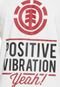 Camiseta Element Positive Vibration Bege - Marca Element