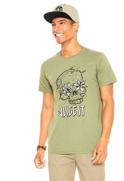 Camiseta Juice It Manga Curta Motion Cranium Verde - Marca Juice It