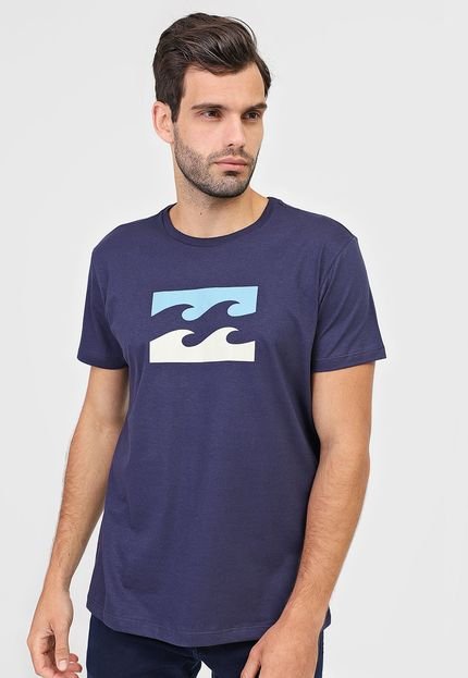Camiseta Billabong Team Wave Azul-Marinho - Marca Billabong