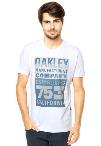 Camiseta MC Oakley Showbill White