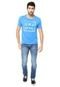 Camiseta Calvin Klein Jeans Plac Azul - Marca Calvin Klein Jeans