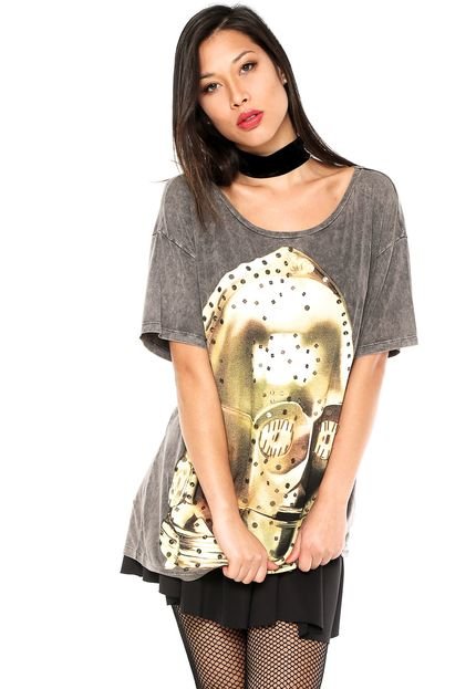 Blusa Triton Star Wars Preta - Marca Triton