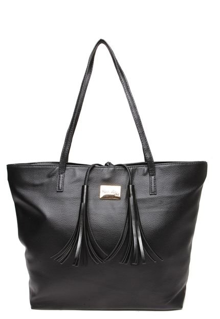 Bolsa Sacola Rock Lily Grande Tassel Preta - Marca Rock Lily