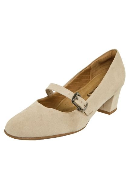 Scarpin Piccadilly Mary Jane Bege - Marca Piccadilly