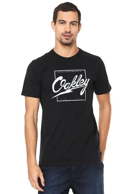 Camiseta Oakley Mod Tall Can Logo Azul-marinho - Marca Oakley