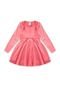 Vestido Infantil Cirrê Pink - Marca VIDA COSTEIRA