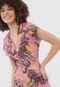 Vestido Colcci Curto Floral Rosa - Marca Colcci