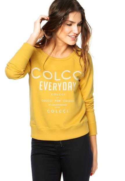 Moletom Colcci Everyday Amarelo - Marca Colcci