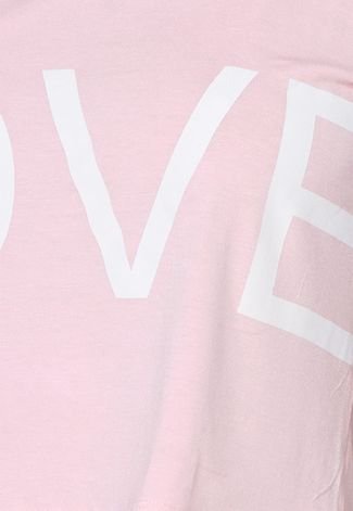 Blusa Pink Connection Love Rosa