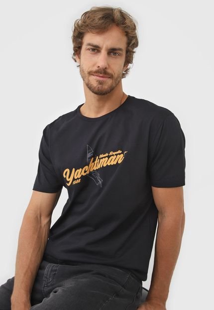 Camiseta Yachtsman Atlantic Regatta Preta - Marca Yachtsman