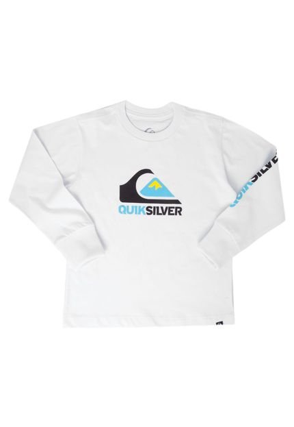 Camiseta Chevron Box Quiksilver Infantil Branca - Marca Quiksilver
