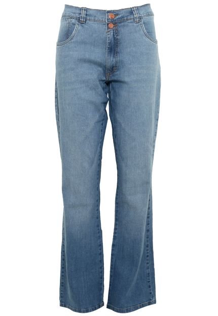 Calça Jeans Disparate Flare Estonada Azul - Marca Disparate