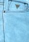 Calça Jeans Guess Reta Bolso Azul - Marca Guess