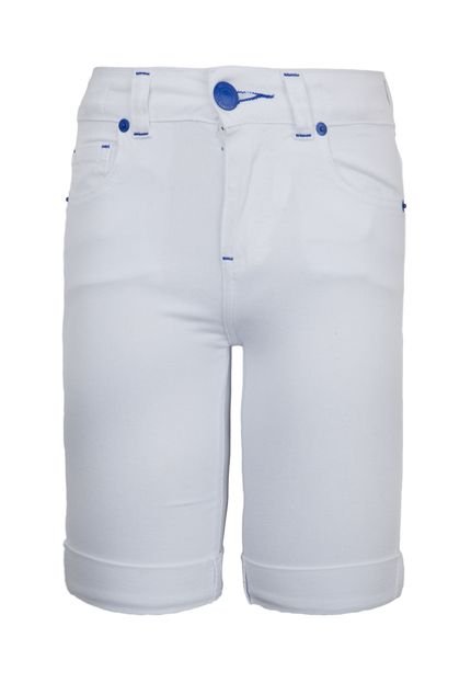 Bermuda Jeans TNG Jr Basic Branca - Marca TNG