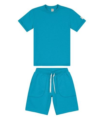 Conjunto Infantil Camiseta E Bermuda Trick Nick Verde - Marca Trick Nick