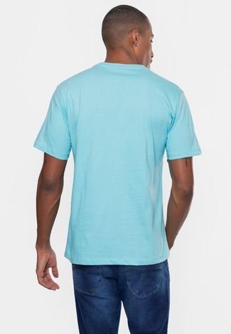 Camiseta Ecko Masculina Efron Azul Turquesa Angel