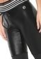 Legging Colcci Fitness Recortes Preta - Marca Colcci Fitness