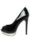 Peep Toe Zatz Preto - Marca Zatz