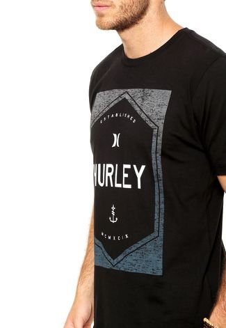 Camiseta Hurley Silk Knocked Out Preta
