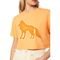 Camiseta Cropped Acostamento TWolf Pr25 Amarelo Feminino - Marca Acostamento