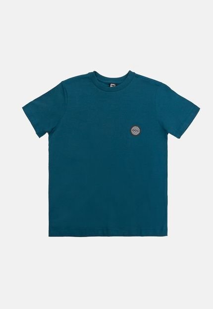 Camiseta Fatal Juvenil Estampada 3D Azul Tempestade - Marca Fatal