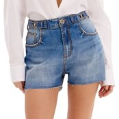 Short Jeans Lança Perfume Loose Sh Ve25 Azul Feminino - Marca Lança Perfume