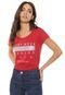 Camiseta Planet Girls Lettering Vermelha - Marca Planet Girls