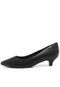 Scarpin Piccadilly Bico Fino Preto - Marca Piccadilly