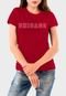 Camiseta Feminina Vinho Chicago Algodão Premium Benellys - Marca Benellys