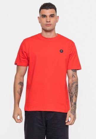 Camiseta HD Termo Redondo Vermelha