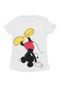 Blusa Disney Menina Mickey Branca - Marca Disney