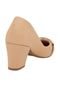 Scarpin DAFITI SHOES Corrente Salto Grosso Bege - Marca DAFITI SHOES