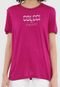 Blusa Colcci Lettering Rosa - Marca Colcci