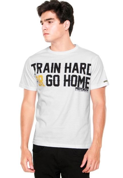 Camiseta Pretorian Train Hard Branca - Marca Pretorian