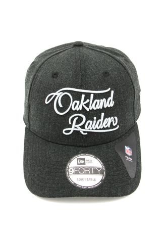 Boné New Era Oakland Raiders Cinza
