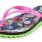 Chinelo Kenner Ibiza Pro Botanic Feminino - Preto e Rosa - Marca 745