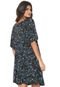 Vestido My Favorite Thing(s) Curto Floral Preto/Azul - Marca My Favorite Things
