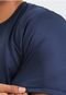 Camiseta Masculina Esportiva Overfame Icon Star Azul Marinho - Marca Over Fame