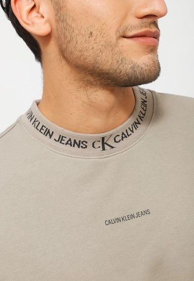 Calvin Klein Jeans Logo Jacquard Crewneck
