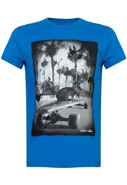 Camiseta Colcci Fun Skate Azul - Marca Colcci Fun