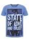 Camiseta FiveBlu State Azul - Marca FiveBlu