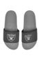 Chinelo NFL Oakland Raiders Colors Cinza - Marca NFL