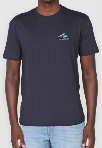 Camiseta Nicoboco Basil Azul-Marinho