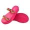 Sandália Feminina Chinelo Plataforma Donatella Shoes Corda Colorida Duas Tiras Pink - Marca Monte Shoes